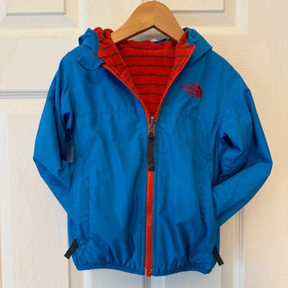 The North Face toddler fleece-lined jacket - blue and orange - size 3T - Picture 7 of 12